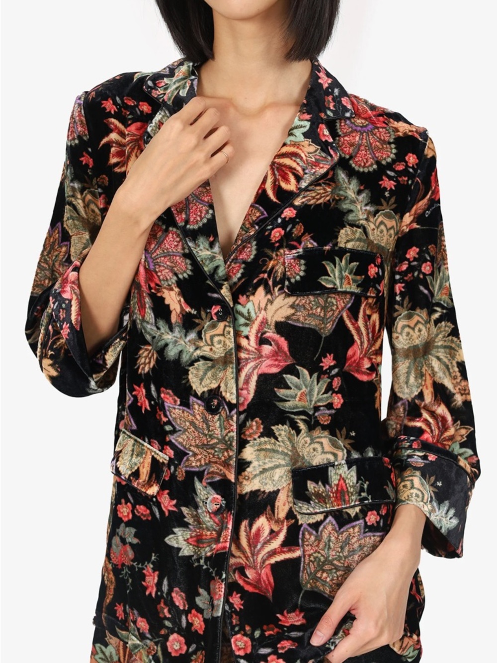 Cara Cara Venezia Jacket in Multi Jacobian Black NWT